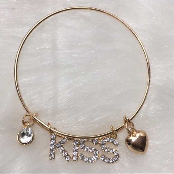 🌹3/$15 Palm Beach Wire Rhinestone Charm Bracelet - Picture 2 of 6